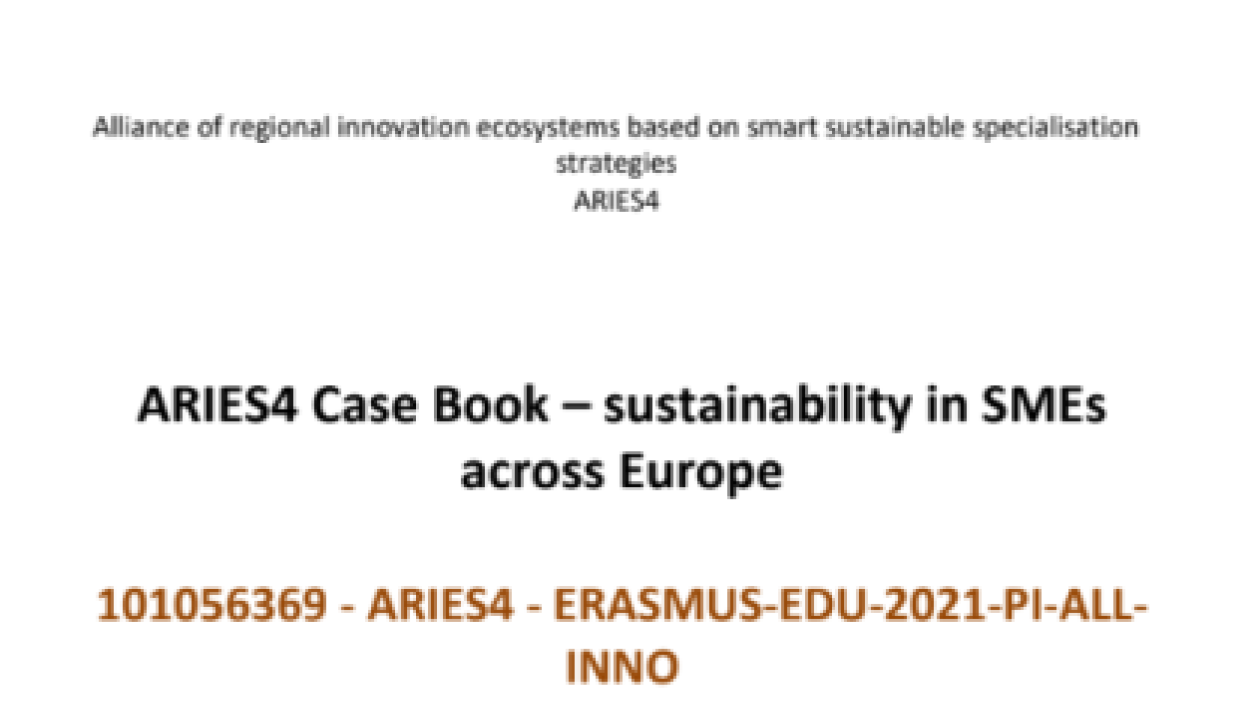 ARIES4 Case Book – hållbarhet i små och medelstora företag över Europa